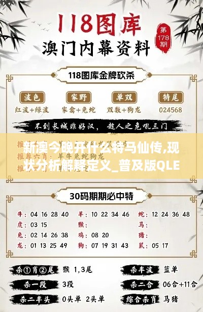 新澳今晚开什么特马仙传,现状分析解释定义_普及版QLE2.53