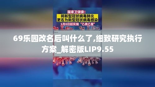 69乐园改名后叫什么了,细致研究执行方案_解密版LIP9.55