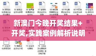 新澳门今晚开奖结果+开奖,实践案例解析说明_活跃版UGC3.31