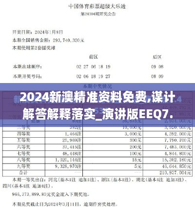 2024新澳精准资料免费,谋计解答解释落实_演讲版EEQ7.46