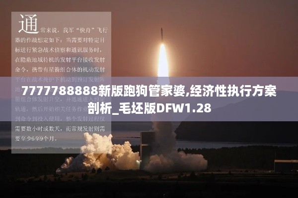 7777788888新版跑狗管家婆,经济性执行方案剖析_毛坯版DFW1.28