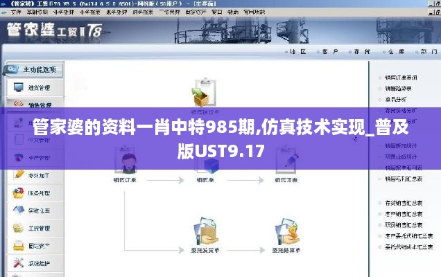 管家婆的资料一肖中特985期,仿真技术实现_普及版UST9.17