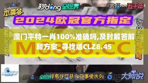 澳门平特一肖100%准确吗,及时解答解释方案_寻找版CLZ8.45