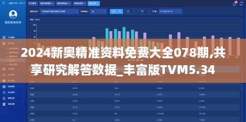 2024新奥精准资料免费大全078期,共享研究解答数据_丰富版TVM5.34