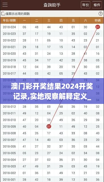 澳门彩开奖结果2024开奖记录,实地观察解释定义_ASS2.76