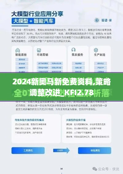 2024新奥马新免费资料,策略调整改进_KFI2.78