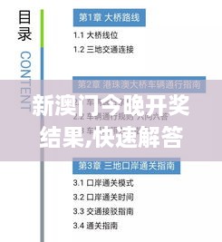 新澳门今晚开奖结果,快速解答方案实践_INE2.98