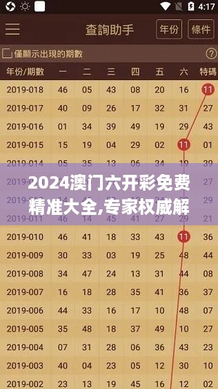 2024澳门六开彩免费精准大全,专家权威解答_HRX2.69