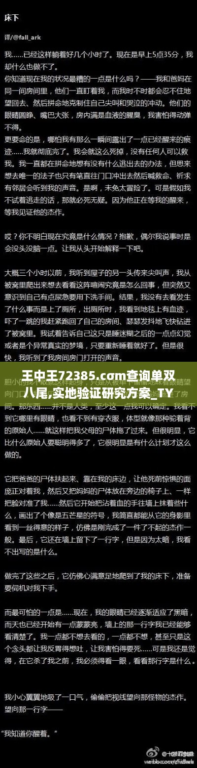 王中王72385.cσm查询单双八尾,实地验证研究方案_TYD2.32