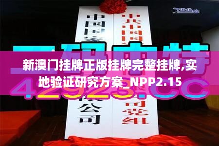 新澳门挂牌正版挂牌完整挂牌,实地验证研究方案_NPP2.15