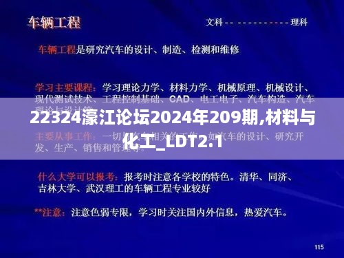 22324濠江论坛2024年209期,材料与化工_LDT2.1