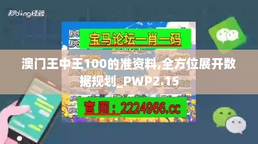 澳门王中王100的准资料,全方位展开数据规划_PWP2.15