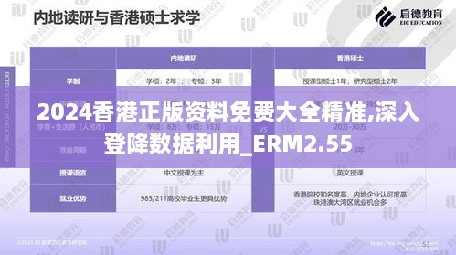 2024香港正版资料免费大全精准,深入登降数据利用_ERM2.55