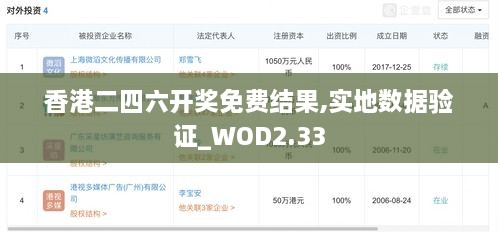 香港二四六开奖免费结果,实地数据验证_WOD2.33