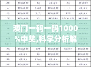 澳门一码一码1000%中奖,科学分析解释说明_HRX2.39