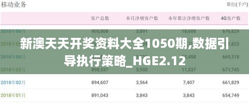 新澳天天开奖资料大全1050期,数据引导执行策略_HGE2.12