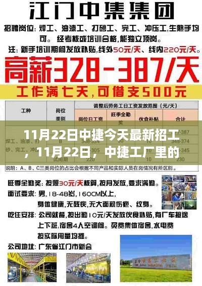 中捷工厂温暖招工日，友情小记与最新招工信息