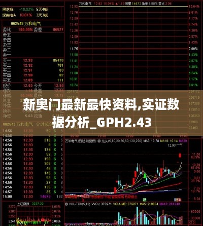 新奥门最新最快资料,实证数据分析_GPH2.43