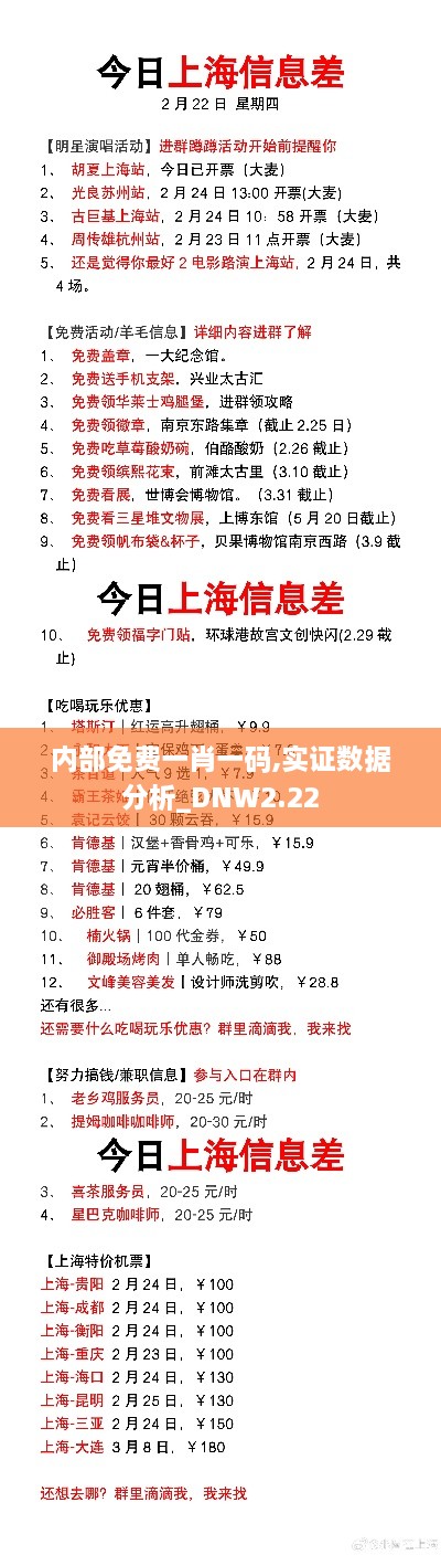 内部免费一肖一码,实证数据分析_DNW2.22