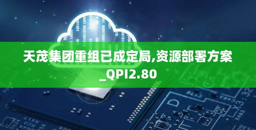 天茂集团重组已成定局,资源部署方案_QPI2.80