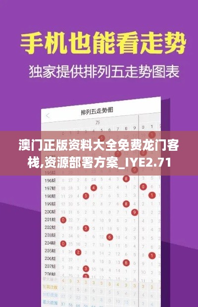 澳门正版资料大全免费龙门客栈,资源部署方案_IYE2.71