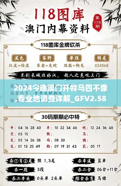 2024今晚澳门开特马四不像,专业地调查详解_GFV2.58