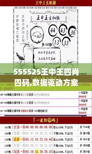 555525王中王四肖四码,数据驱动方案_复制版ORG2.90