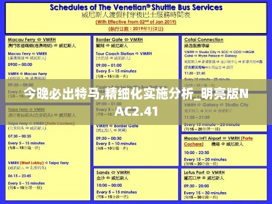 今晚必出特马,精细化实施分析_明亮版NAC2.41