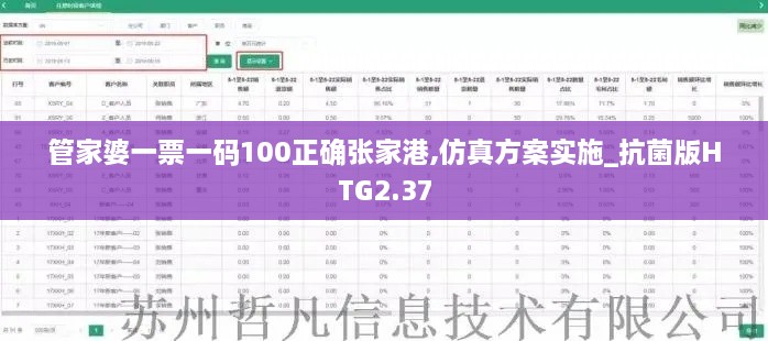 管家婆一票一码100正确张家港,仿真方案实施_抗菌版HTG2.37