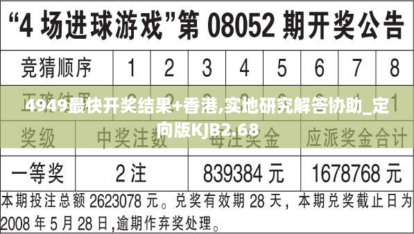 4949最快开奖结果+香港,实地研究解答协助_定向版KJB2.68