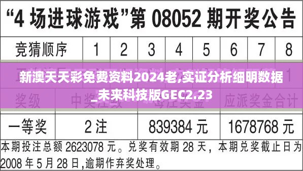 新澳天天彩免费资料2024老,实证分析细明数据_未来科技版GEC2.23