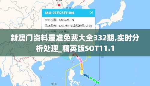 新澳门资料最准免费大全332期,实时分析处理_精英版SOT11.1