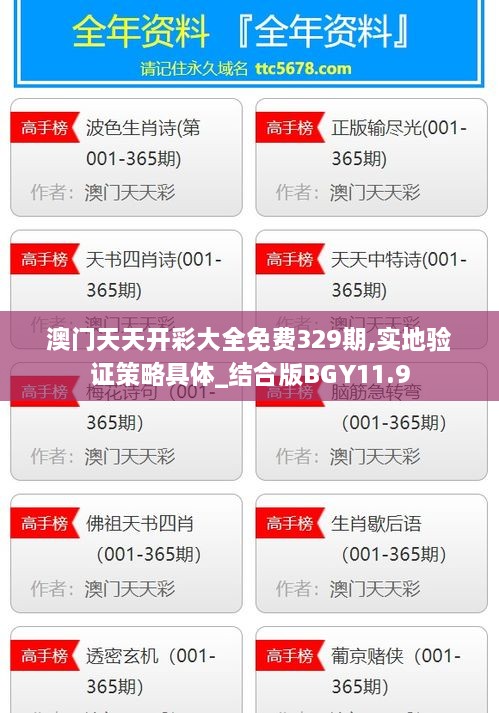 澳门天天开彩大全免费329期,实地验证策略具体_结合版BGY11.9