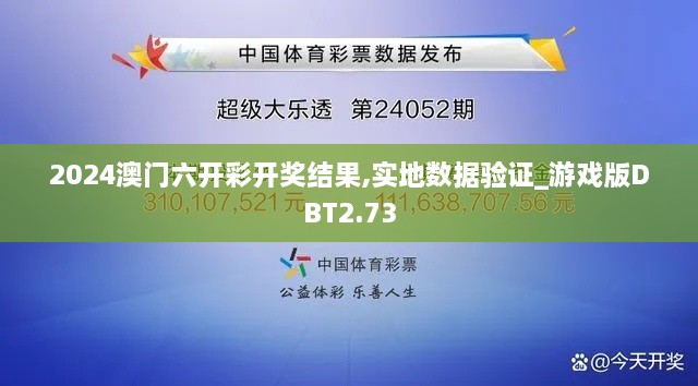 2024澳门六开彩开奖结果,实地数据验证_游戏版DBT2.73