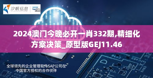 2024澳门今晚必开一肖332期,精细化方案决策_原型版GEJ11.46