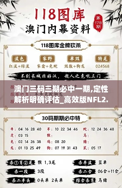 澳门三码三期必中一期,定性解析明确评估_高效版NFL2.42