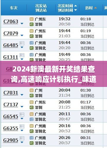 2024新澳最新开奖结果查询,高速响应计划执行_味道版LGC2.30