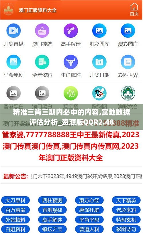 精准三肖三期内必中的内容,实地数据评估分析_资源版QQR2.48