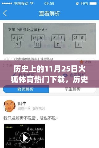 历史上的11月25日，火狐体育下载的变迁与影响