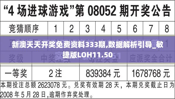 新澳天天开奖免费资料333期,数据解析引导_敏捷版LOH11.50