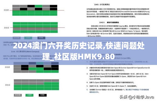 2024澳门六开奖历史记录,快速问题处理_社区版HMK9.80