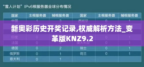 新奥彩历史开奖记录,权威解析方法_变革版KNZ9.2