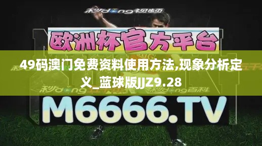 49码澳门免费资料使用方法,现象分析定义_蓝球版JJZ9.28