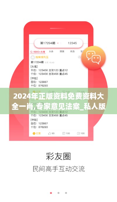 2024年正版资料免费资料大全一肖,专家意见法案_私人版VRG9.3