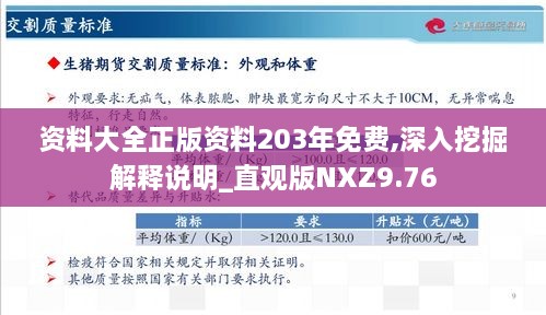 资料大全正版资料203年免费,深入挖掘解释说明_直观版NXZ9.76