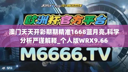 澳门天天开彩期期精准1668蓝月亮,科学分析严谨解释_个人版WRX9.66