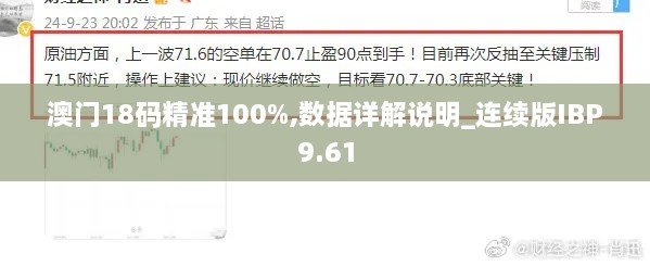 澳门18码精准100%,数据详解说明_连续版IBP9.61