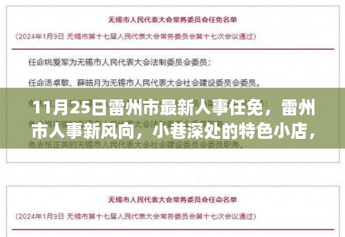 雷州市人事任免更新，小巷特色小店背后的故事