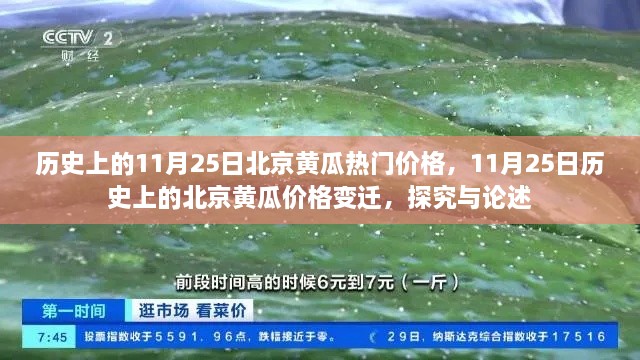 北京黄瓜热门价格变迁，历史探究与论述