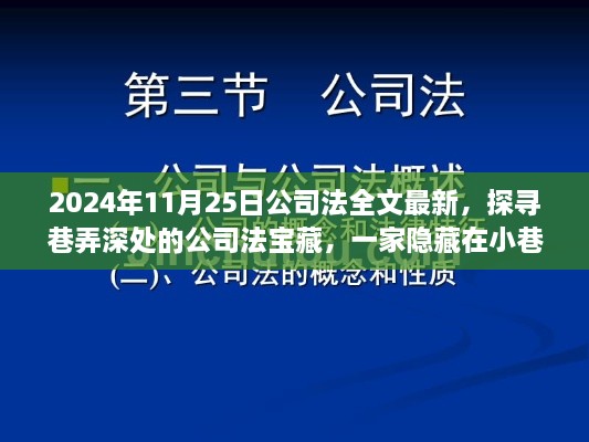 探寻巷弄深处的公司法宝藏，特色小店在2024年最新公司法下的奇妙之旅